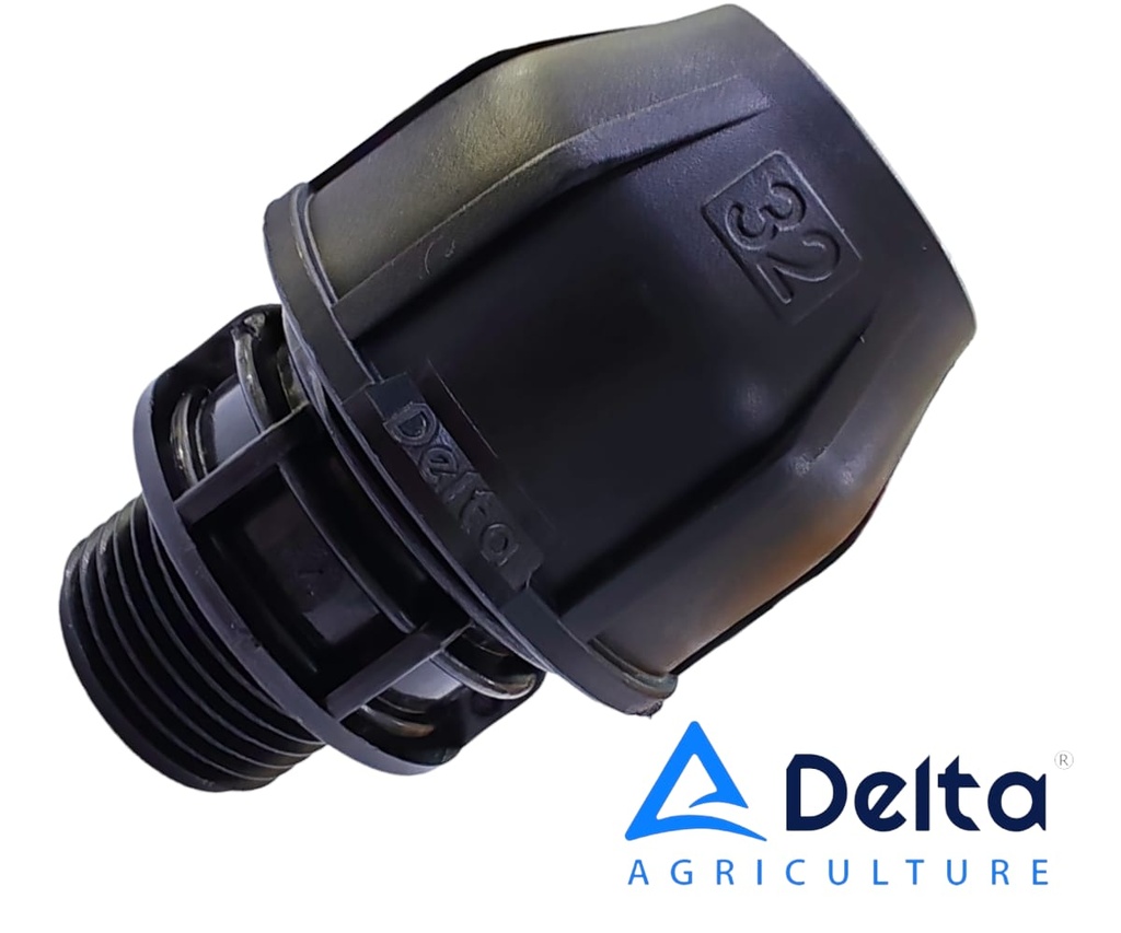 [0301] PP MALE ADAPTOR DELTA PN16 (20X1/2")