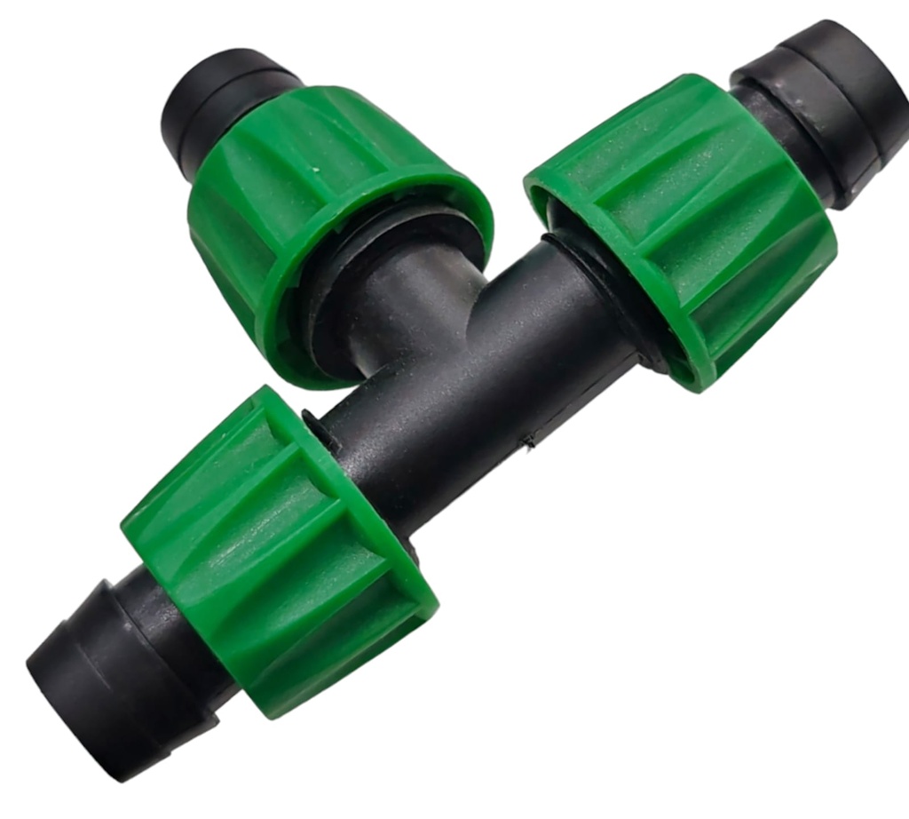 TEE WITH LOCK 17MM