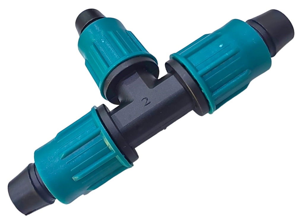 TEE WITH LOCK 16MM