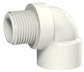 PVC M/F  ELBOW