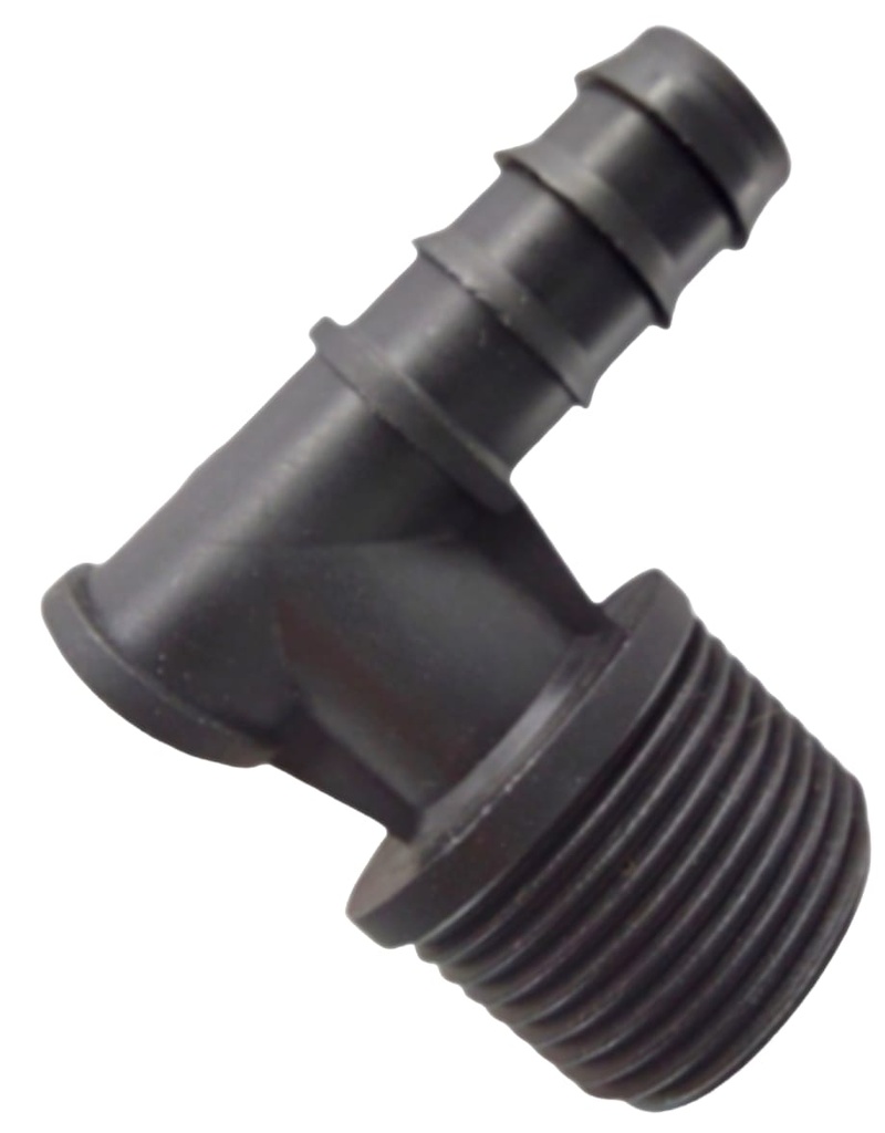 [4823] MALE ELBOW BARBED (20X1/2")