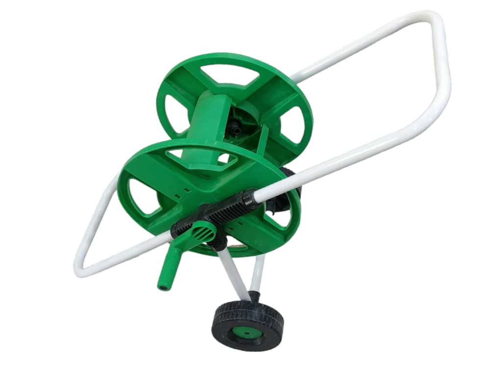 HOSE REEL WITH WHEEL GREEN