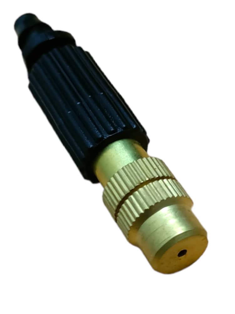 ADJUSTABLE BRASS MISTING NOZZEL  STRIGHT