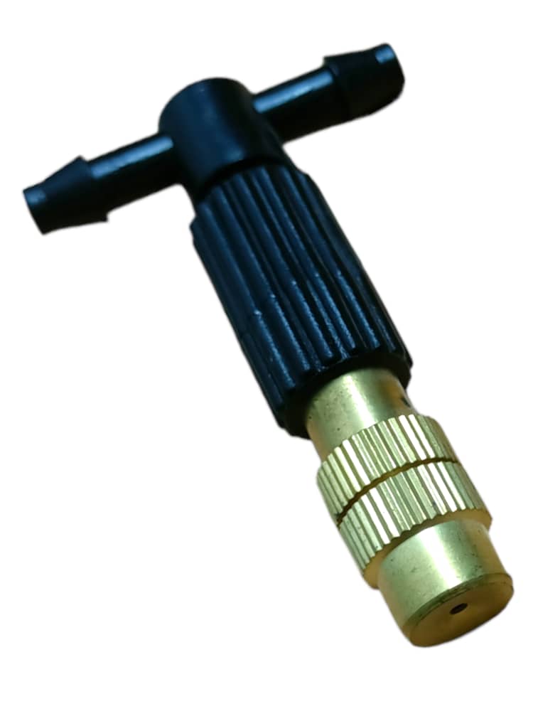 ADJUSTABLE BRASS MISTING NOZZEL  T