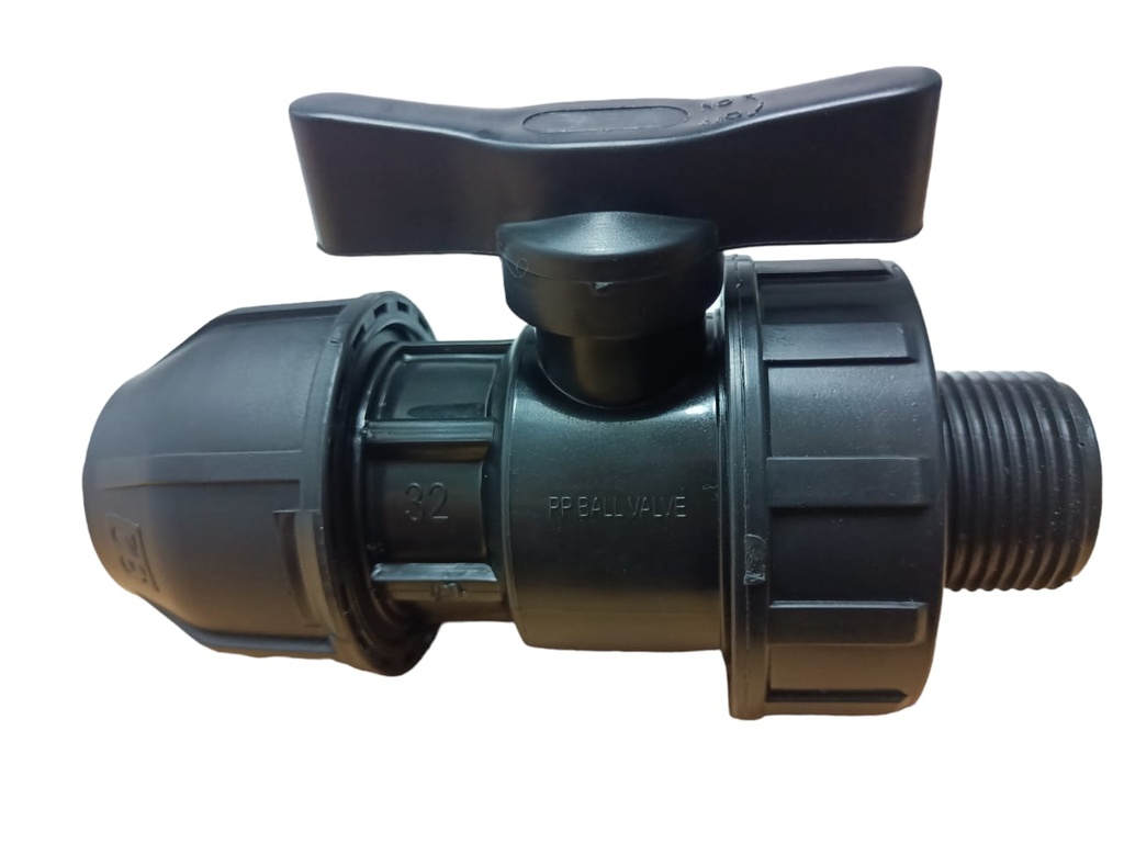 [1401] COMPRESSION MALE BALL VALVE PN16 (20X1/2")