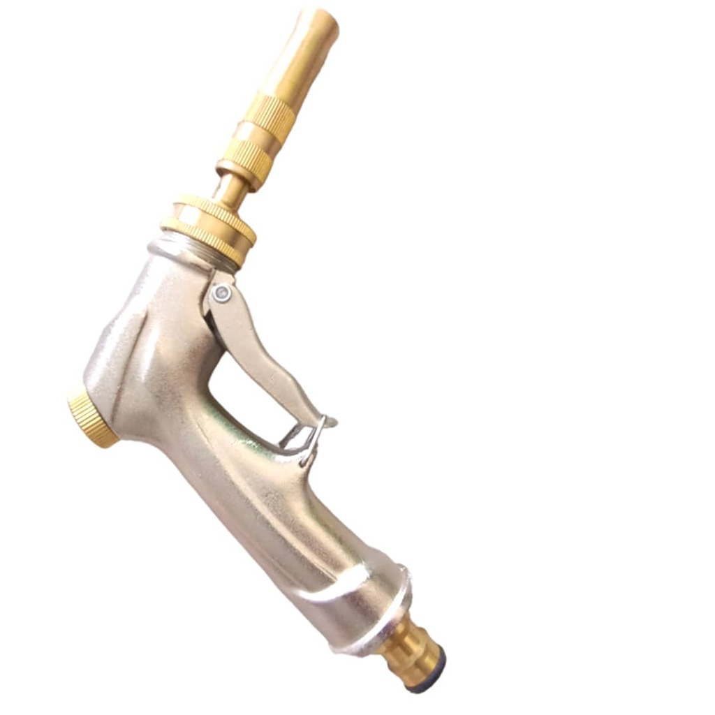 ALUMINIUM SPRAY GUN WHTH ADJUSTABLE BRASS NOZZEL